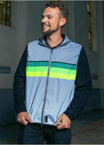 North reflective waistcoat for road bikes - Gofluo