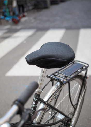 Couvre selle vélo rembourré avec gel - Oxford