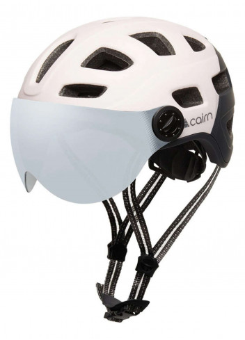 Quartz Visor Led USB bike helmet - Cairn