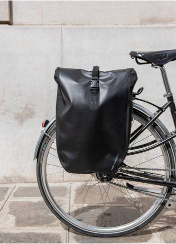 Sacoche vélo commuter tissu 20L Urban Proof noir gris