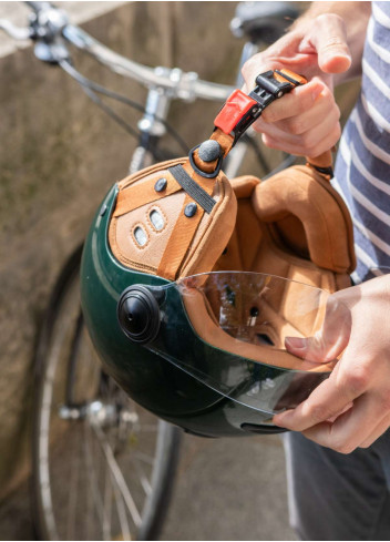 Tandem bicycle helmet with visor - Marko