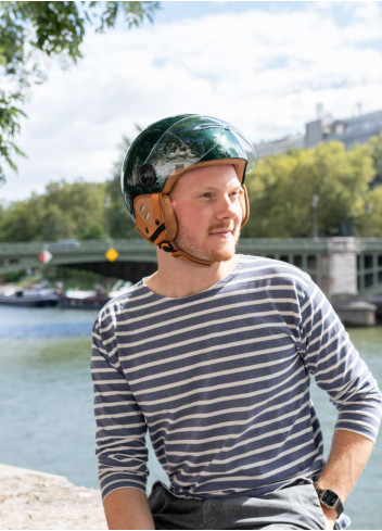 Tandem bicycle helmet with visor - Marko