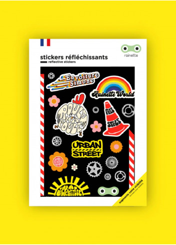 Reflective stickers - Rainette