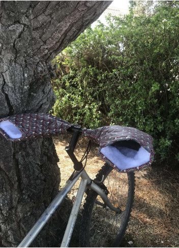 Waterproof lined bike sleeves made in France