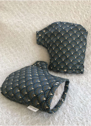 Waterproof lined bike sleeves made in France