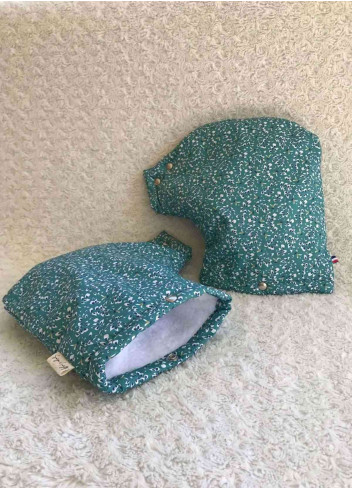 Waterproof lined bike sleeves made in France