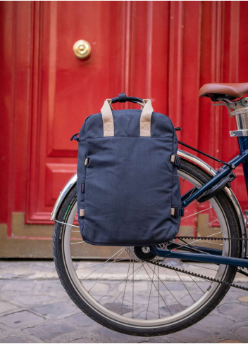 Sacoche vélo double pour porte-bagages pas cher : sac randonnée
