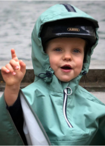 Cape de pluie vélo enfant - Temps des Grenouilles