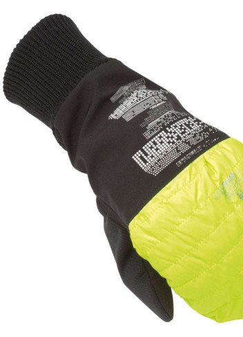 Waterproof winter cycling gloves with fluorescent overglove - Tucano