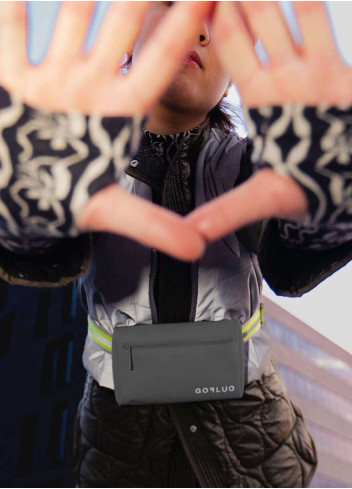 Harper fanny pack with reflective harness - GoFluo