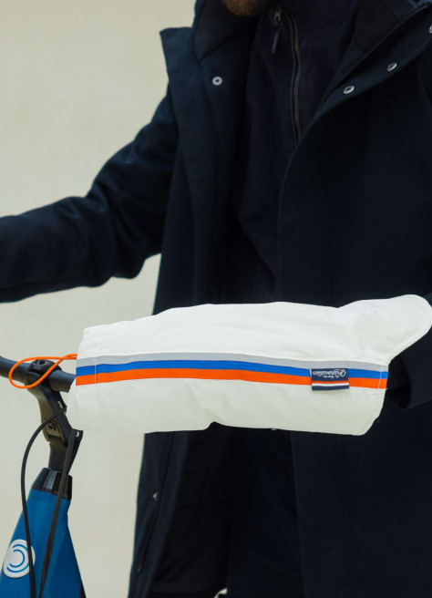 Mitaines Pour Guidon - Manchons Réfléchissants Imperméables - Pour VTT, Vélo Route, Scooter, Randonnée - Taille Unique