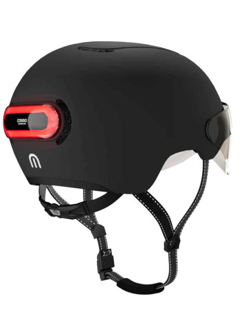 Bike helmet with visor and indicators - Cosmo