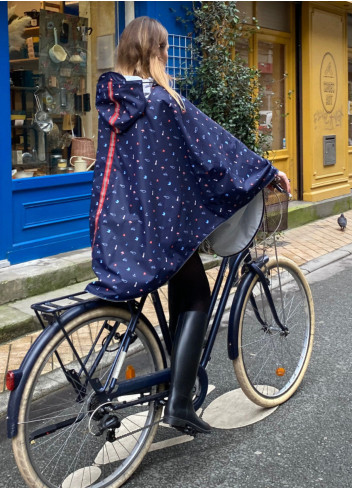 Cape de pluie vélo - Le Temps des Grenouilles