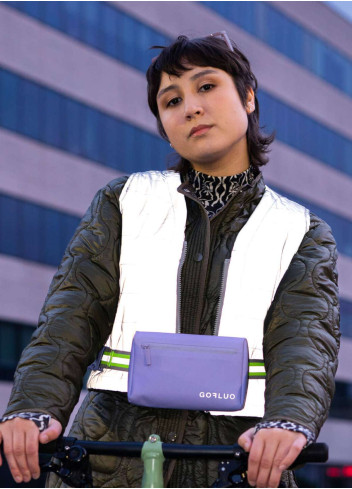 Harper fanny pack with reflective harness - GoFluo