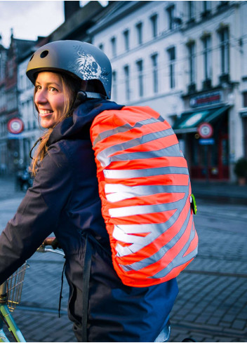 Couvre-sac imperméable haute visibilité - Wowow