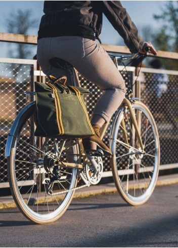 Sac cabas porte-bagages l'Etincelle - Belle en Selle