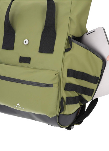 Roll-top backpack convertible into a rucksack - Hapo-G