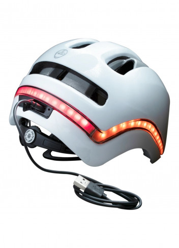 Helmet with front/rear lights - Nutcase