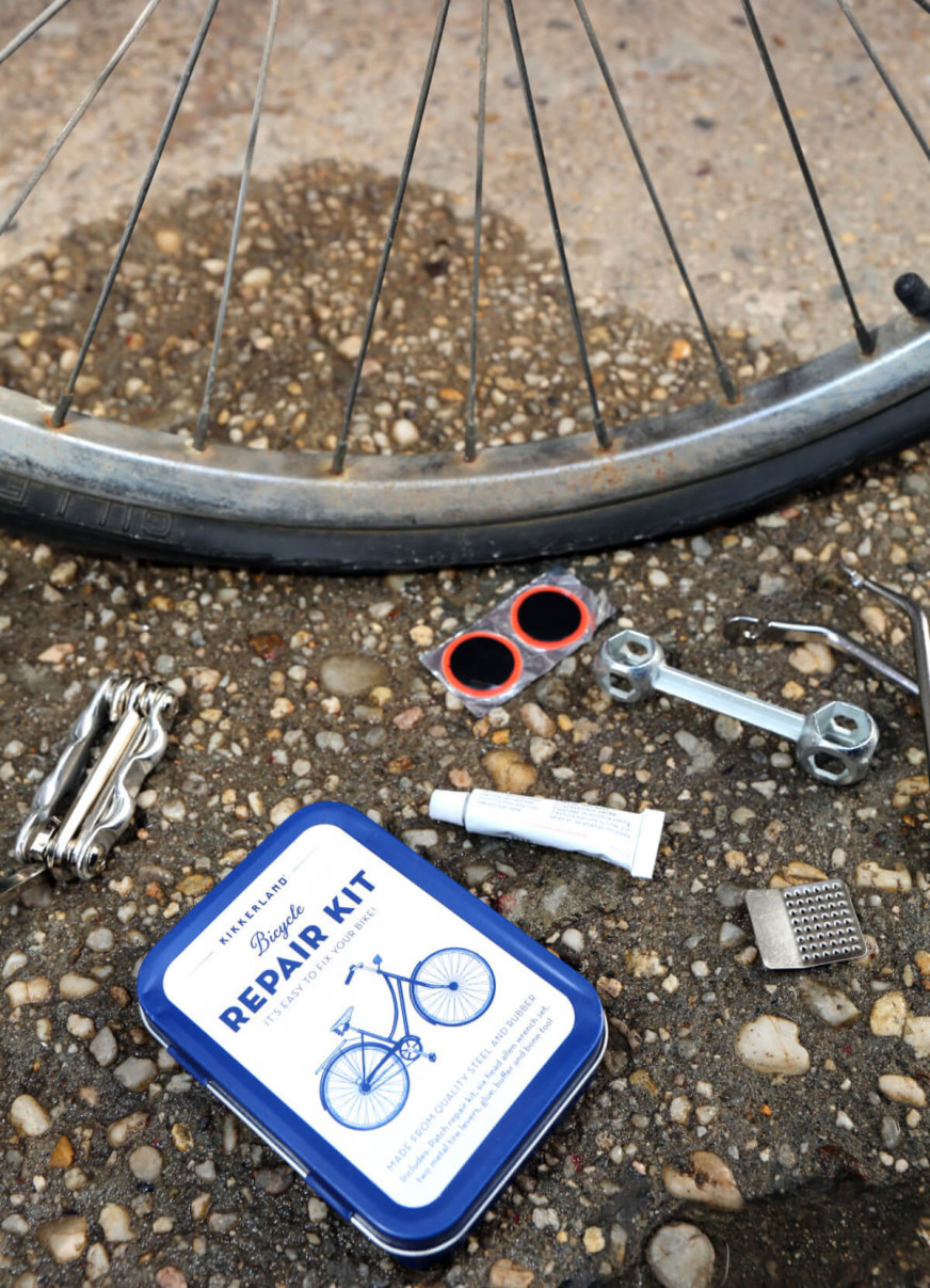 Kit de réparation vélo du cycliste - Kikkerland