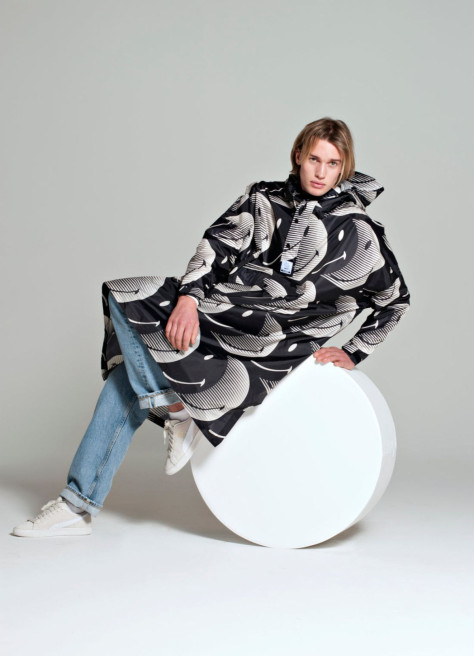 Original recycled bicycle rain poncho - Rainkiss