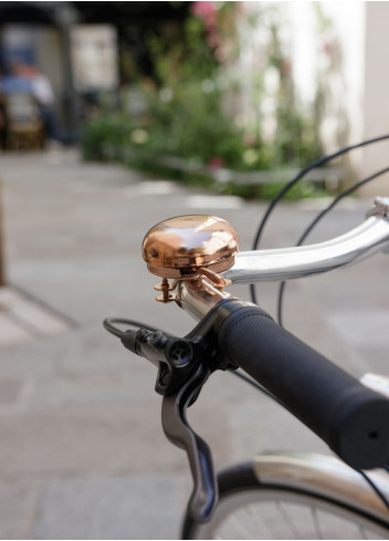 Sonnette vélo made in Italie - JSAV - Cuivre