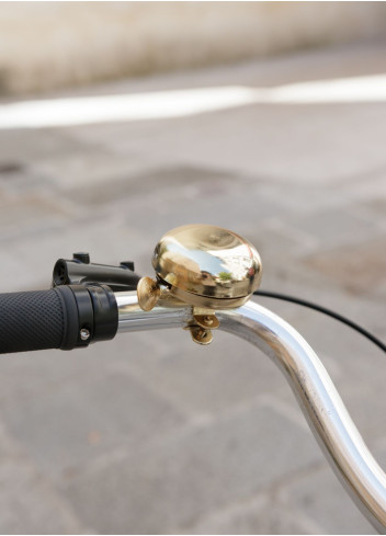 Sonnette vélo made in Italie - JSAV - Or