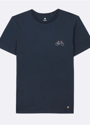 Embroidered bicycle T-Shirt - Faguo