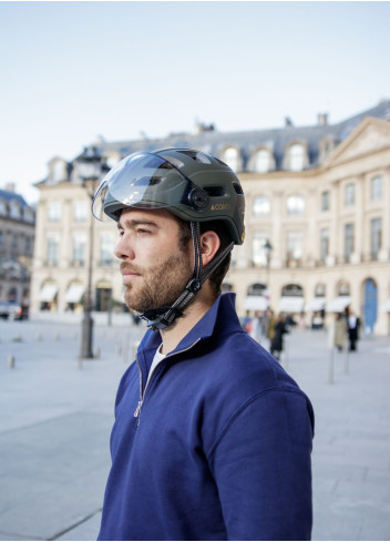 copy of Quartz Visor Led USB bike helmet - Cairn