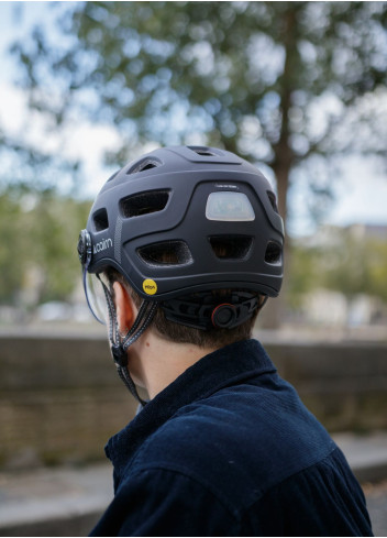 Casque vélo visière avec LED et MIPS - Cairn