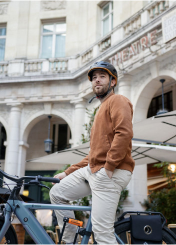 Casque vélo urbain léger et aéré avec LED - CAIRN