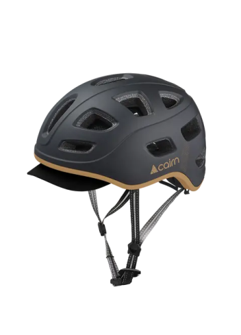 Lightweight, ventilated urban bike helmet with LED - CAIRN