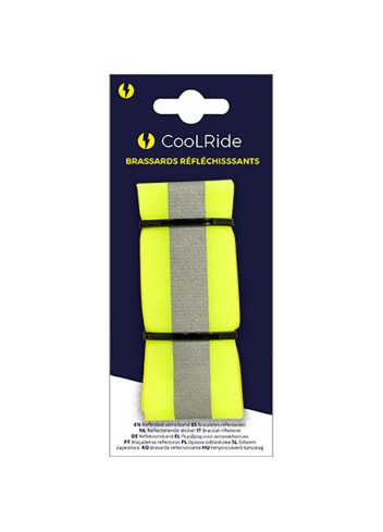 Serre pantalon réfléchissants fluos x2 - Coolride