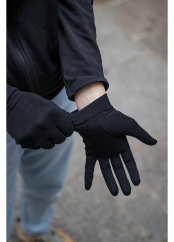 Sous-gants vélo en soie - Cairn