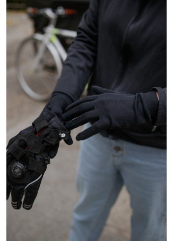 Sous-gants vélo en soie - Cairn