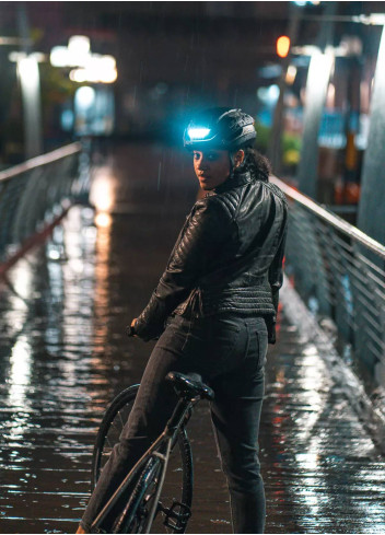 Casque vélo lumineux avec clignotants et MIPS - Lumos