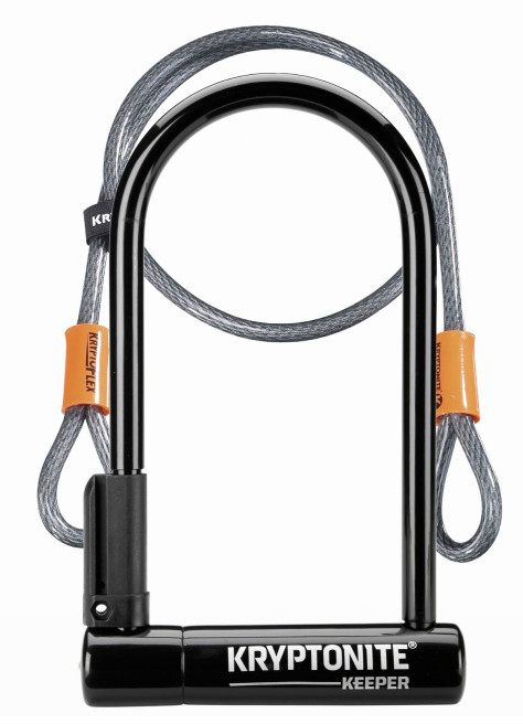 Keeper 5/10 bike lock with cable - Kryptonite