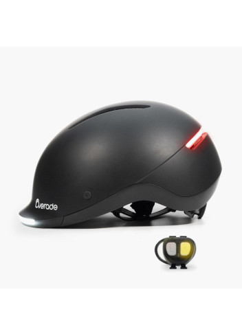 Illuminated bike helmet with blinkers - Overade