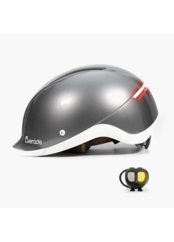 Casque vélo lumineux avec clignotants - Overade