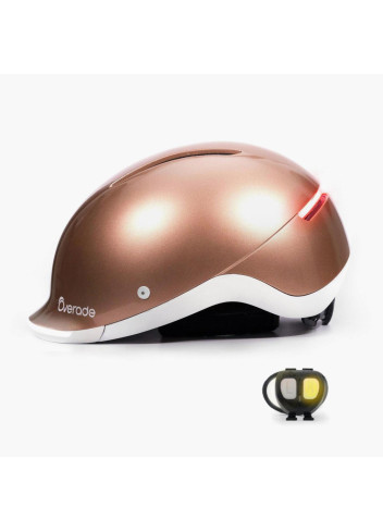 Illuminated bike helmet with blinkers - Overade