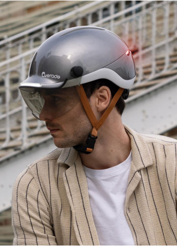 Casque lumineux clignotants avec visière - Overade