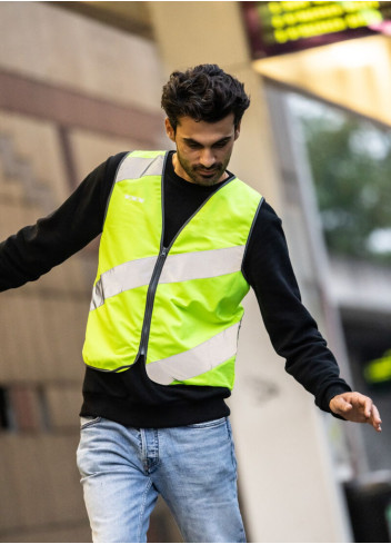 Neon yellow reflective vest - Wowow