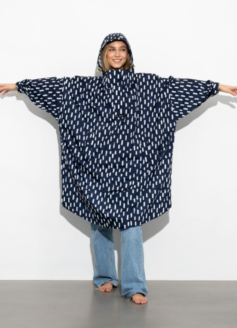 Poncho De Pluie Enfant - Veste Imperméable Siège Vélo - Coupe-Vent Manches Longues - Coloré