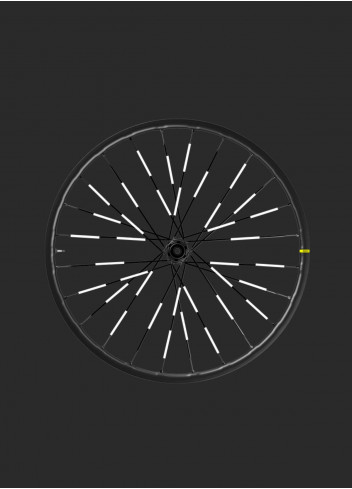 Réflecteurs de rayons vélo or - JE SUIS À VÉLO