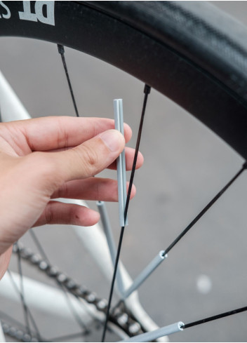 Réflecteurs de rayons vélo argent - JE SUIS À VÉLO