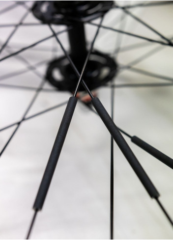 Réflecteurs de rayons vélo noir - JSAV