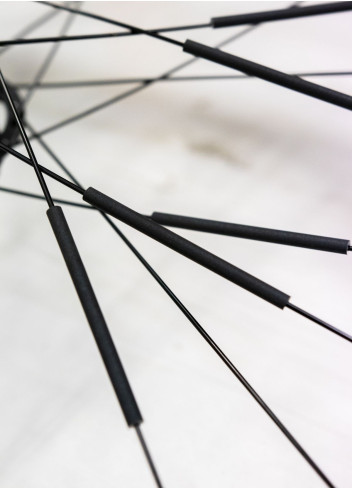 Réflecteurs de rayons vélo noir - JSAV