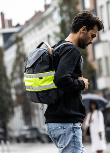 Bandeau réléchissant fluo jaune - Wowow