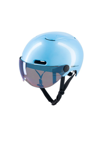 Casque vélo visière et clignotants - Cosmo