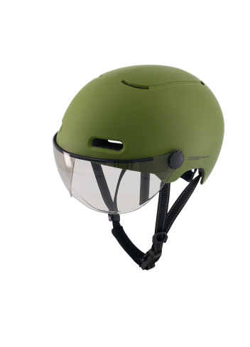 Casque vélo visière et clignotants - Cosmo