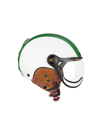 Vintage Italian helmet with visor and ear flaps - CGM